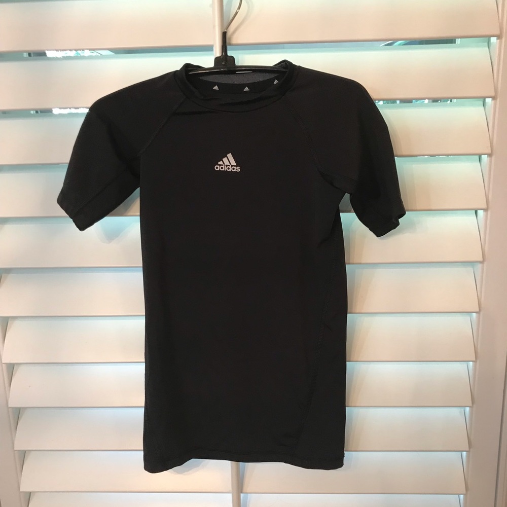 Boys Adidas Black Shirt